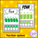 Decoration/Decor Pack - Rainbow Pencil Theme - Numbers, Colours & more