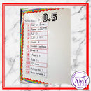 Number of the Day Display and Worksheets