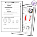 Year 4 Maths - Measurement & Geometry Test Pack - Australian Curriculum