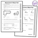 Year 5 Maths - Measurement & Geometry Test Pack - Australian Curriculum