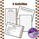 Dinosaur Comprehension Texts and Activities