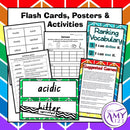 Senses Vocabulary Pack - Word Lists, Flash Cards & Activities