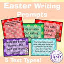 Text Type Writing Easter Prompts - Poetry, Persuasive and More!