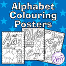 Alphabet Coloring/Colouring Posters - Many Pictures!