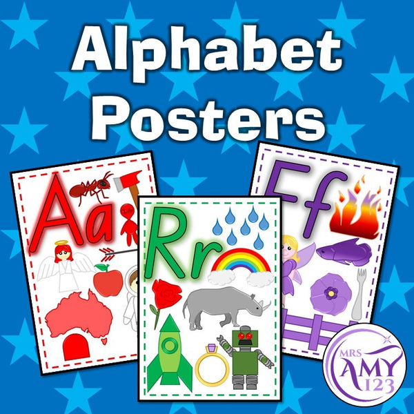 Alphabet Posters- Many Pictures!