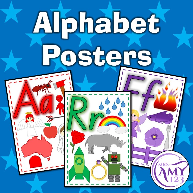 Alphabet Posters- Many Pictures!