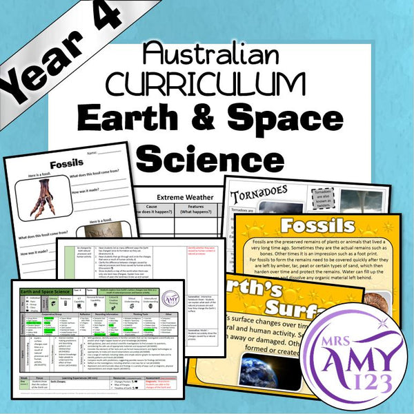 Year 4 Earth and Space Science Unit Australian Curriculum