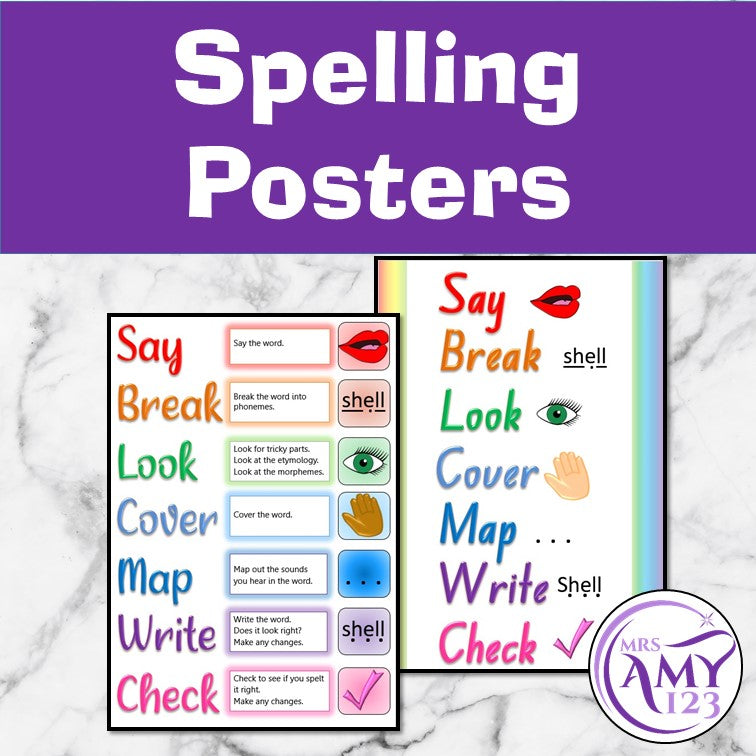 Spelling Practise Posters
