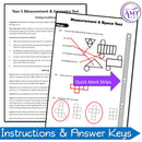 Year 5 Maths - Measurement & Geometry Test Pack - Australian Curriculum