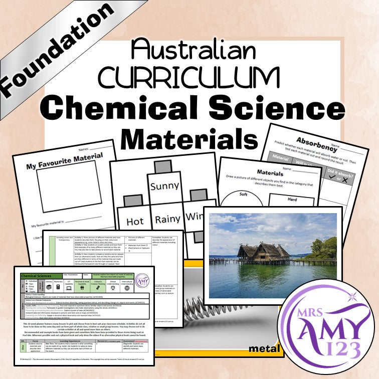 Australian Curriculum Chemical Sciences Foundation Unit