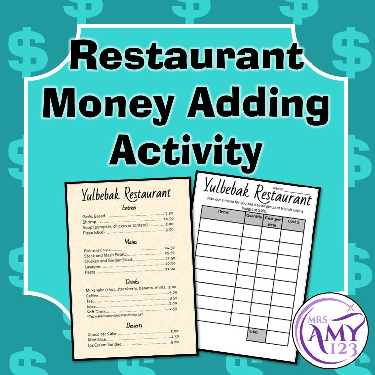 Restaurant Money Adding Activity