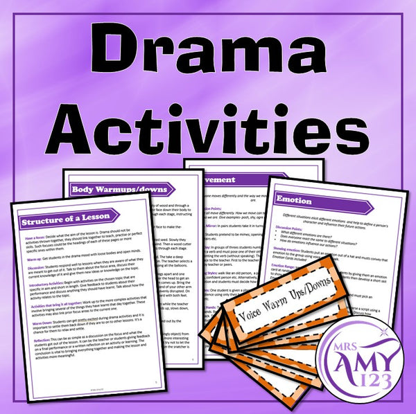 Drama Activities Book, Cards and Resources