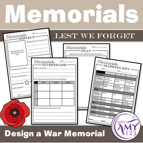War Memorial Project- Use for ANZAC Day