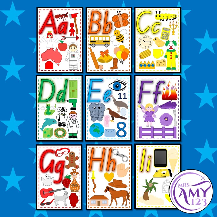 Alphabet Posters- Many Pictures!