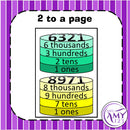 Place Value Cakes - Thousands Activity
