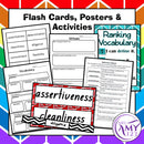Virtues Vocabulary Pack - Word Lists, Flash Cards & Activities