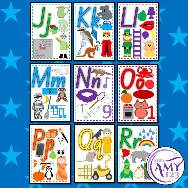 Alphabet Posters- Many Pictures!