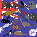Australian Clip Art – Animals, Birds, and Flowers