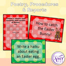 Text Type Writing Easter Prompts - Poetry, Persuasive and More!
