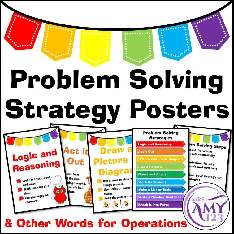 Solution Poster Examples Problem Solving Strategy Posters
