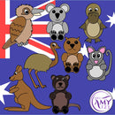 Australian Clip Art – Animals, Birds, and Flowers