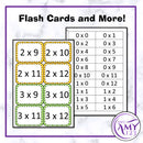 Multiplication/Times Table Posters, Flash Cards and More! Many design options!