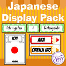 Japanese Display Pack - Numbers, Colours & Calendar