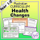 Year 1 & 2 Health - Change Unit - Australian Curriculum