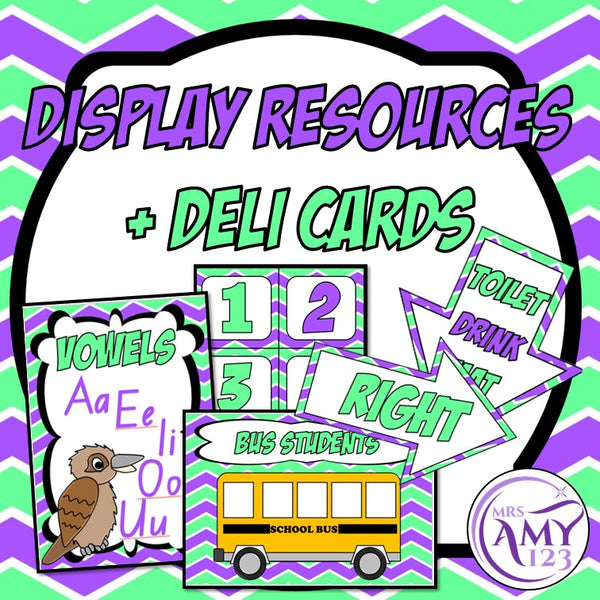Display Resources and Deli Cards