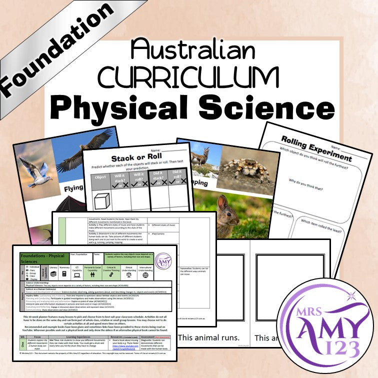 Australian Curriculum Physical Sciences Foundation Unit