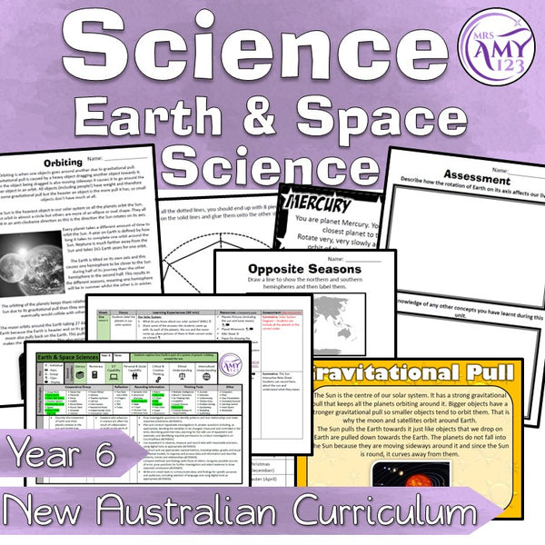 Year 6 Earth & Space Sciences Australian Curriculum