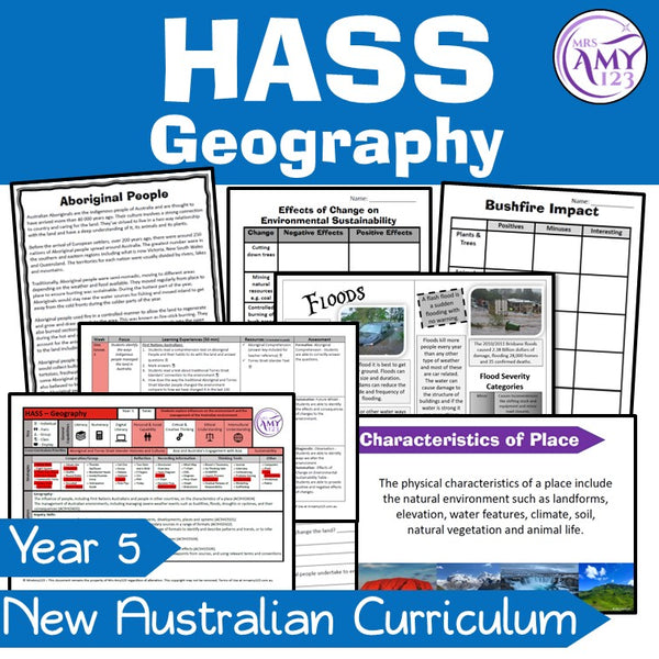 Year 5 HASS Geography Unit