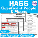 Year 2 HASS - Significant People and Places Unit - Australian Curriculum
