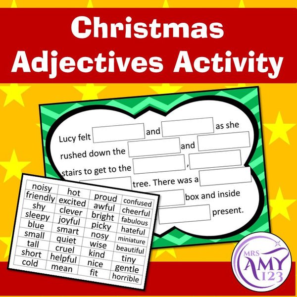 Christmas Adjectives Activity