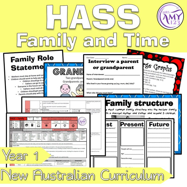 Year 1 HASS Family and Time Unit- History