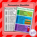 Persuasive Writing Checklist - FREE