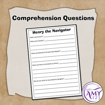 Henry the Navigator Comprehension